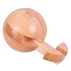 Magic Puzzle Ball Wooden Unlock Interlock Brain Teaser Toys Luban Lock IQ Challenge Games For Kids And Adults Unique Gifts 5