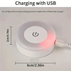 1pc Touch Light Led Tap Light, 3 Colors Adjustable Closet Light, Portable Wireless Under Cabinet Lights, Dimmable Lights For Bed 6