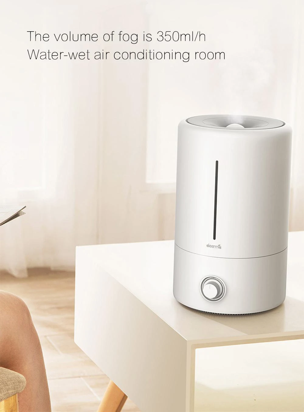 Увлажнитель воздуха Deerma F628W 5L ультразвуковой с распылителем и ...