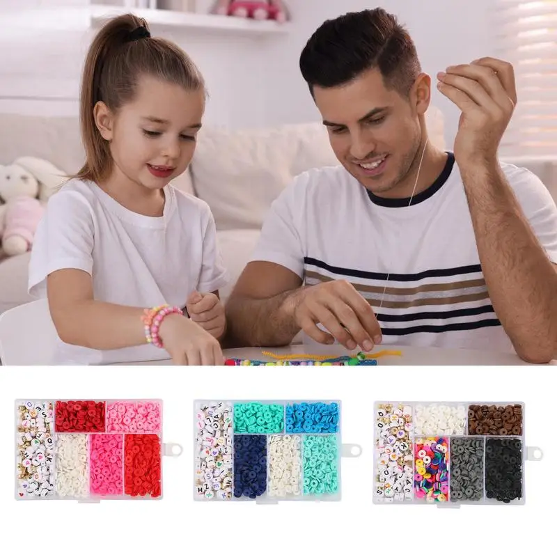 

Alphabet Beads Colorful Multi-shape Clay Alphabet Beads 600pcs Necklace Jewelry Making Supplies Key Chains Craft