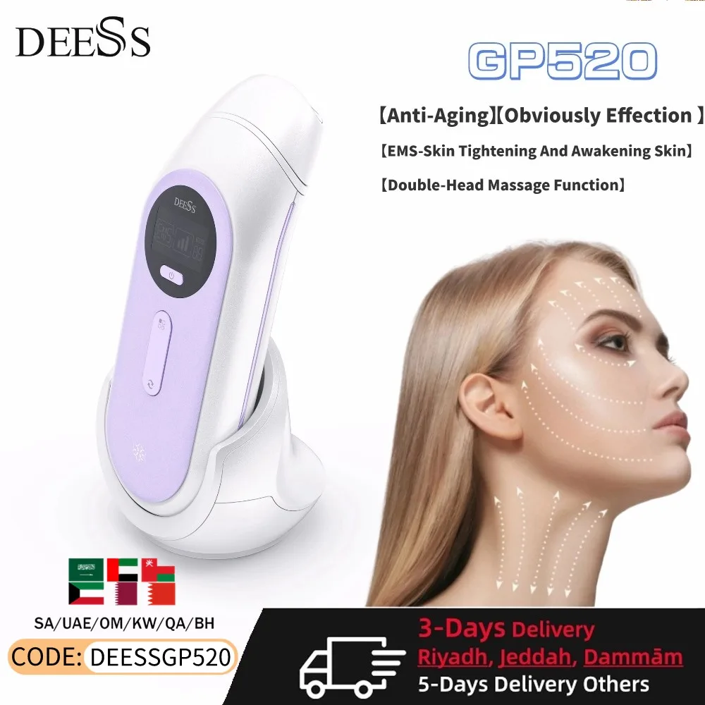 

DEESS Face Beauty Skin Care 3 In 1 The RF Instrument Spa InstrumentDual Protein RF EMS Beauty Instrument Homehold Facial Lift