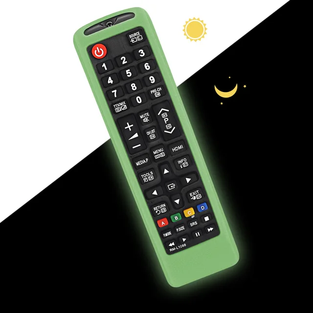 Teljes Borító Védő Tok A Samsung Tv Aa59-00816A 00611A 752A Bn59-0119F Távirányító Szilikon Anti-Skip Vízálló