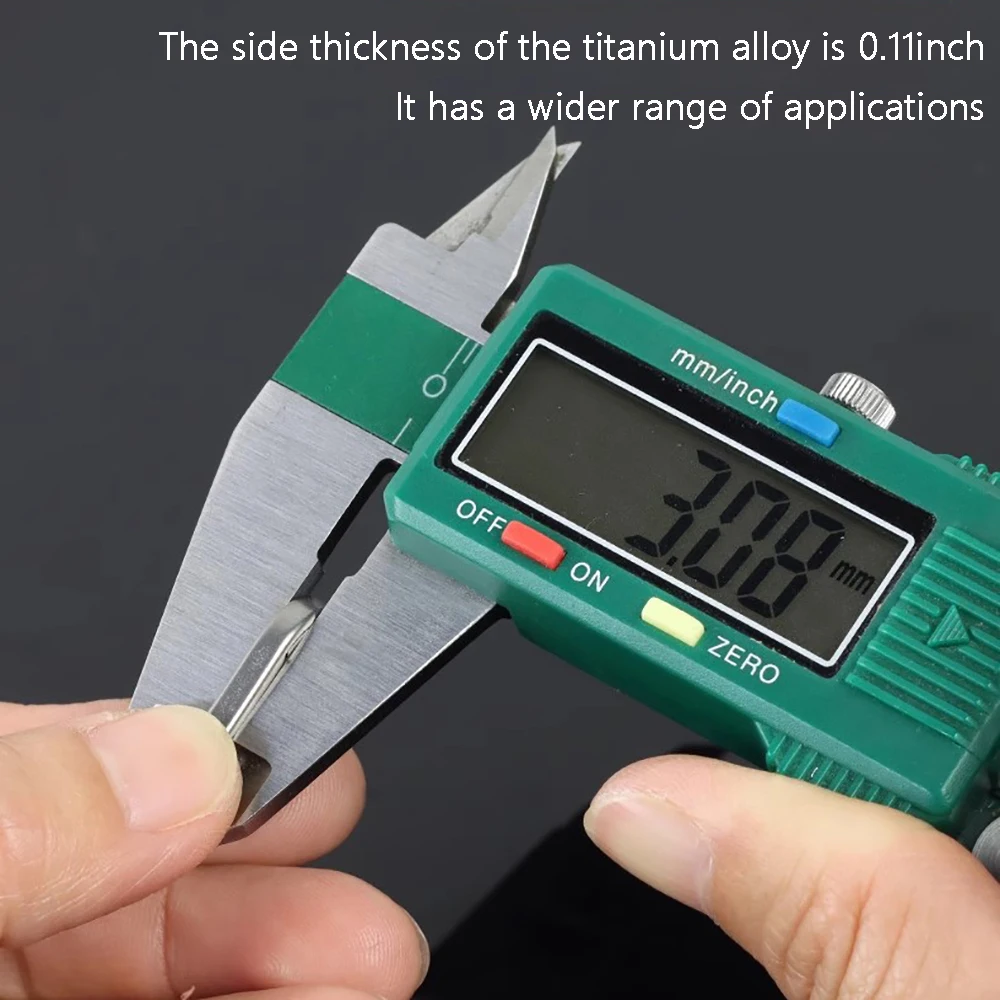 Titanium Alloy Quickdraw Keychain - Lightweight EDC Carabiner