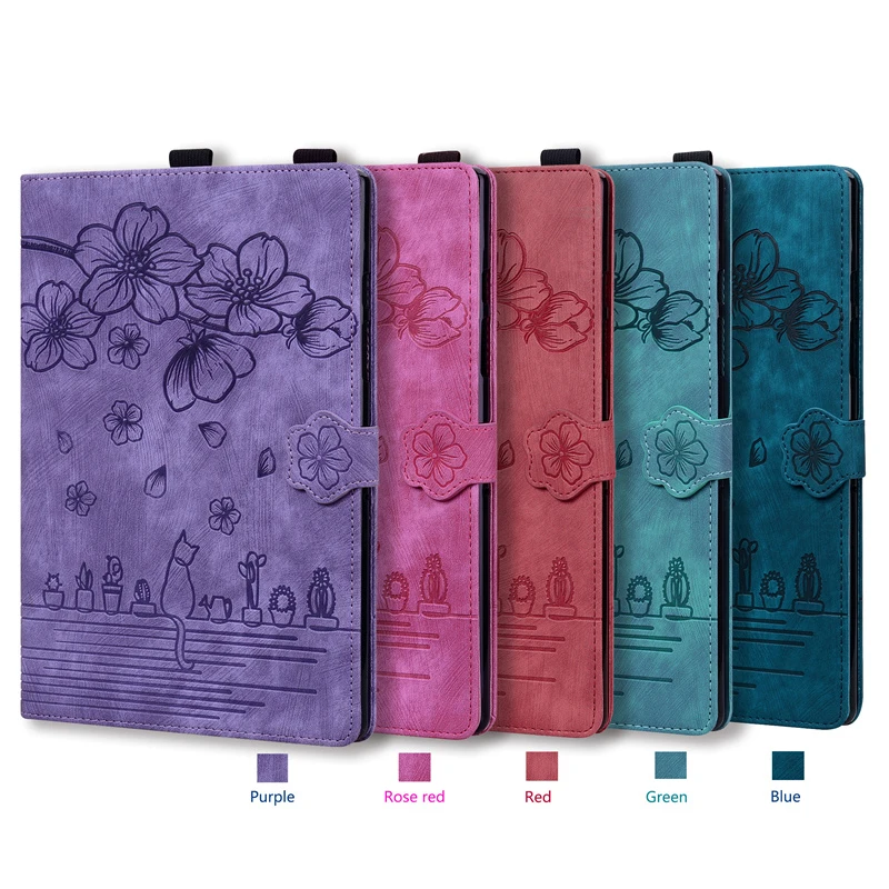 Custodia A Portafoglio 3D Sakura Flower Per Samsung Galaxy Tab A7 Lite Custodia 8'7 Per Funda Galaxy Tab A7 Lite Custodia T220 T225 A7 Lite Cover