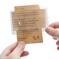 10pcs Pocket Fresnel Lens 3X Wallet Magnifier Lenses Brand Credit Card Magnifying Glass for Seniors Elders Reading Fire Starter 2