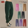ZODF Retro Winter Men 360gsm Batik Washed Fleece Sweatpants Women Unisex Loose Drawstring Warm Joggers Pants Streetwears HY0714 1
