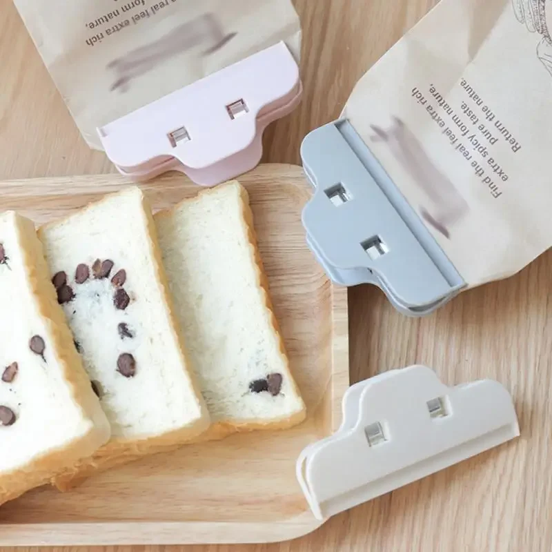 6PCS Chip Bag Clips Portable large Kitchen Storage Food Snack Seal Sealing Bag Clips Sealer Clamp Plastic Tool bread bag clips kitchen bag clips sealing clips storage bag clips bag clips