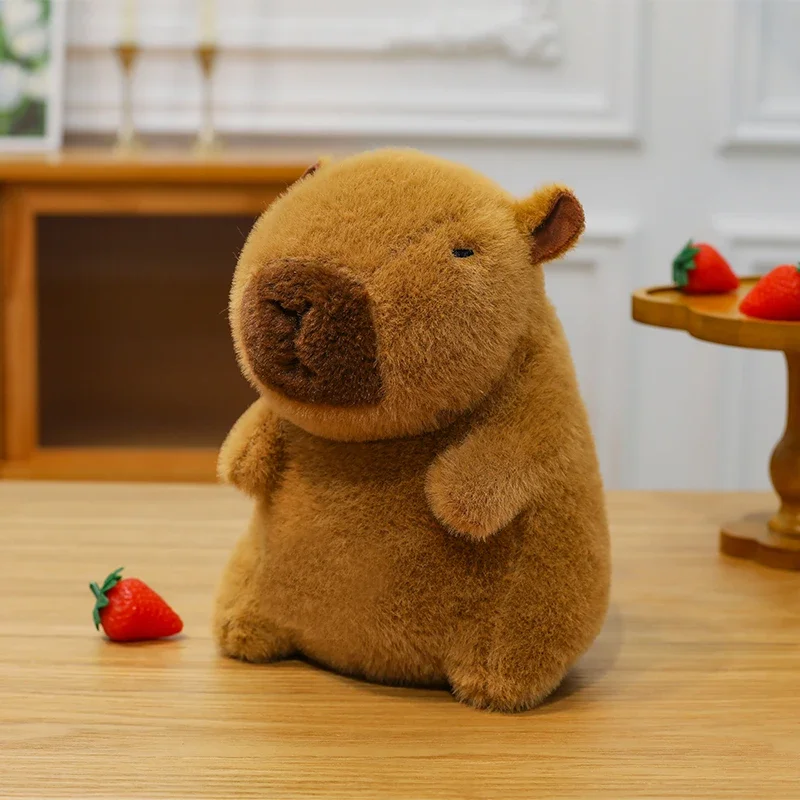 Capybara Plush Toy - Soft, Fluffy Decorative Pillow