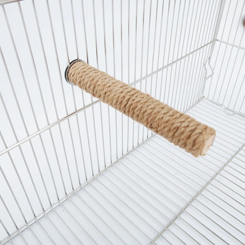 1PC Bird grinding claw rod Parrot standing rod Cage accessories twine standing bird toy supplies