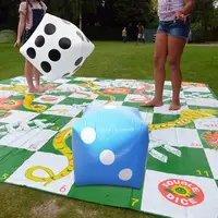 Funny Outdoor Inflatable Dice Swimming Pool Party Supplies Kids Toys for Children Adults Game Play Cube Toys 30*30cm 1