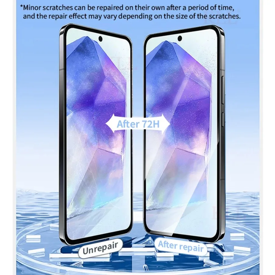 4-Pack Universal Hydrogel Screen Protector Films