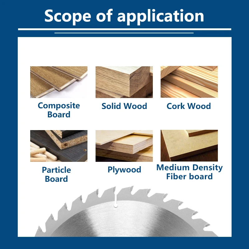 Diametro di 160 millimetri 48T Mutilfunction Lavorazione Del Legno Seghe Lama TCT Circluar Seghe Lama Per Legno 60T 80T Taglio disco