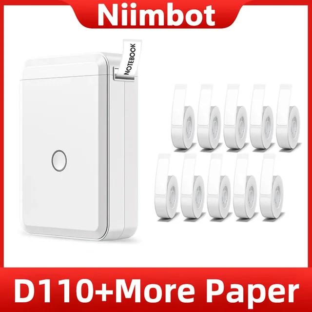 휴대성과 편리함: NiiMbot D110 미니 휴대용 프린터 휴대성과 편리함: NiiMbot D110 미니 휴대용 프린터