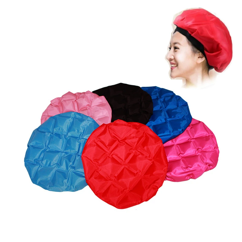 

New Reusable microwave gel hot cold pad hair heating cap hat for hair treatment