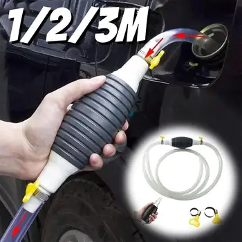 Hand Fuel Pump Car Fuel Tank Sucker Oil Transfer Fuel Pump Petrol Diesel Liquid Manual Pump Syphon Fuel Saver For Gas Gasoline 1