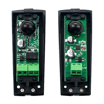 B21B Infrared Sensor Detector For Automatic Gate Barrier Garage Infrared Detector Metal+PVC 1Set 1