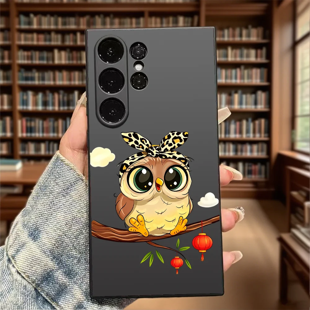 Owl and Leopard Lanterns Decorative Soft TPU Phone Case