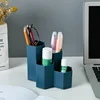Desk Pen Holder Large Capacity Pencil Storage Box School Office Stationery Pens Storage Brush Stand Storage Box 4