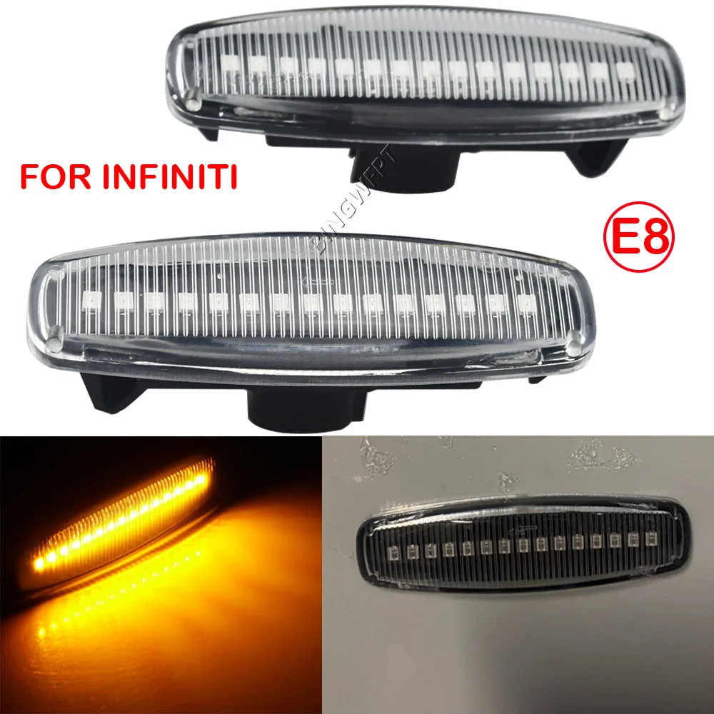 BINGWFPTSideMarkerLampRepeaterSignalLightsForNissanMurano