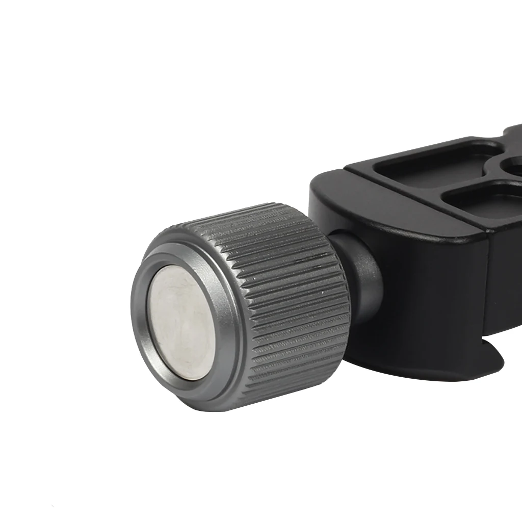 Quick Release Clamp with Cold Shoe 1/4'' Screw Hole Mic Fill Light Extension Clamp for L Bracket Quick Release Plate Camera Cage