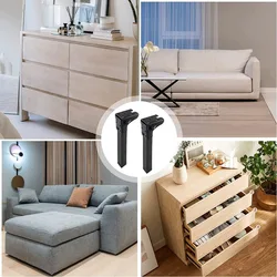 4pcs Metal Table Legs Folding Support Furniture Legs DIY table legs computer tables dressing tables shoe cabinets dining tables