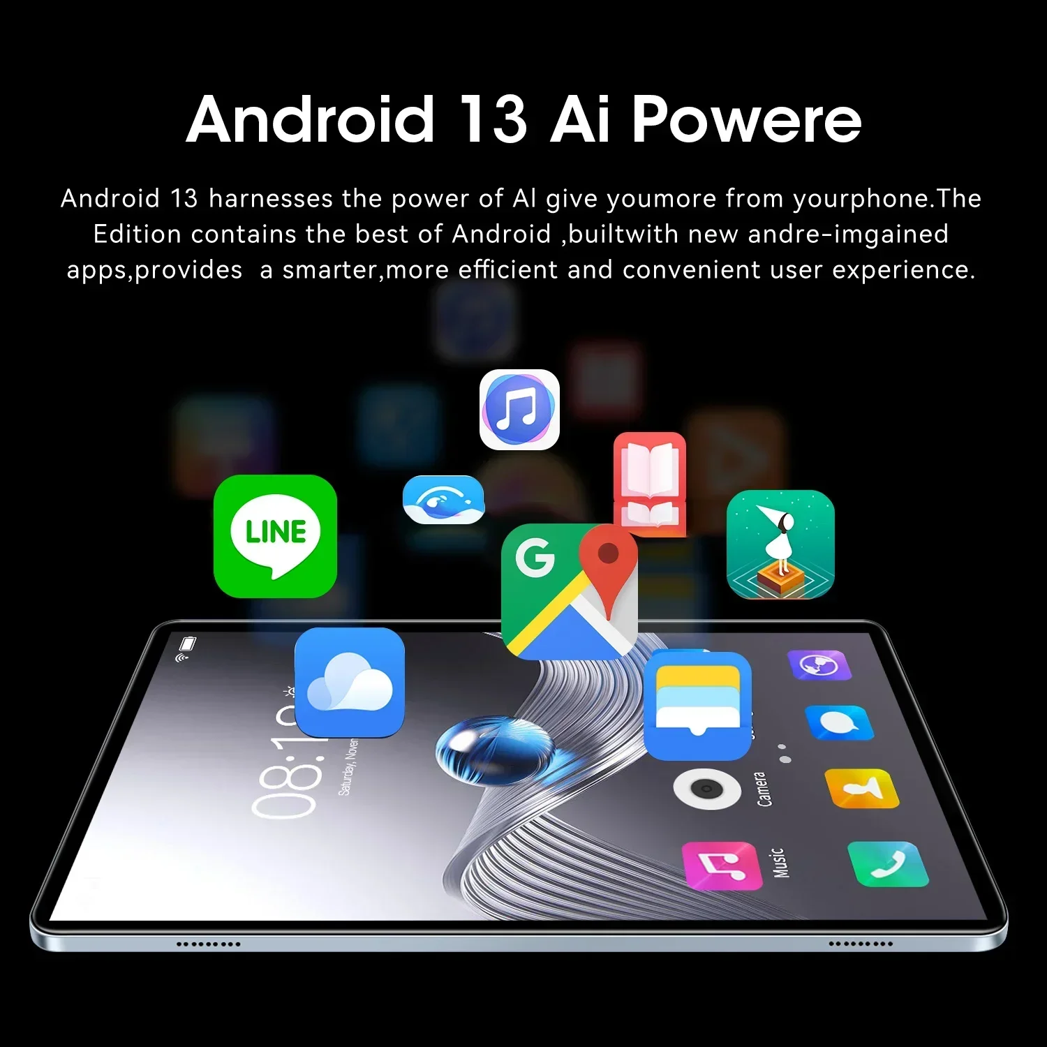 2024 Original Global Version  Android 13 Tablet Pad 6 Pro 16GB+1TB Snapdragon 888 Tablets PC 5G Dual SIM Card WIFI  HD 4K Mi Tab