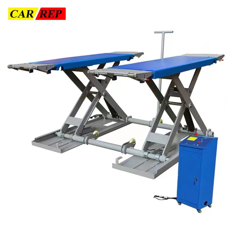 3T Middle Position Small Car Lift Hydraulic Ultrathin Lift Machine