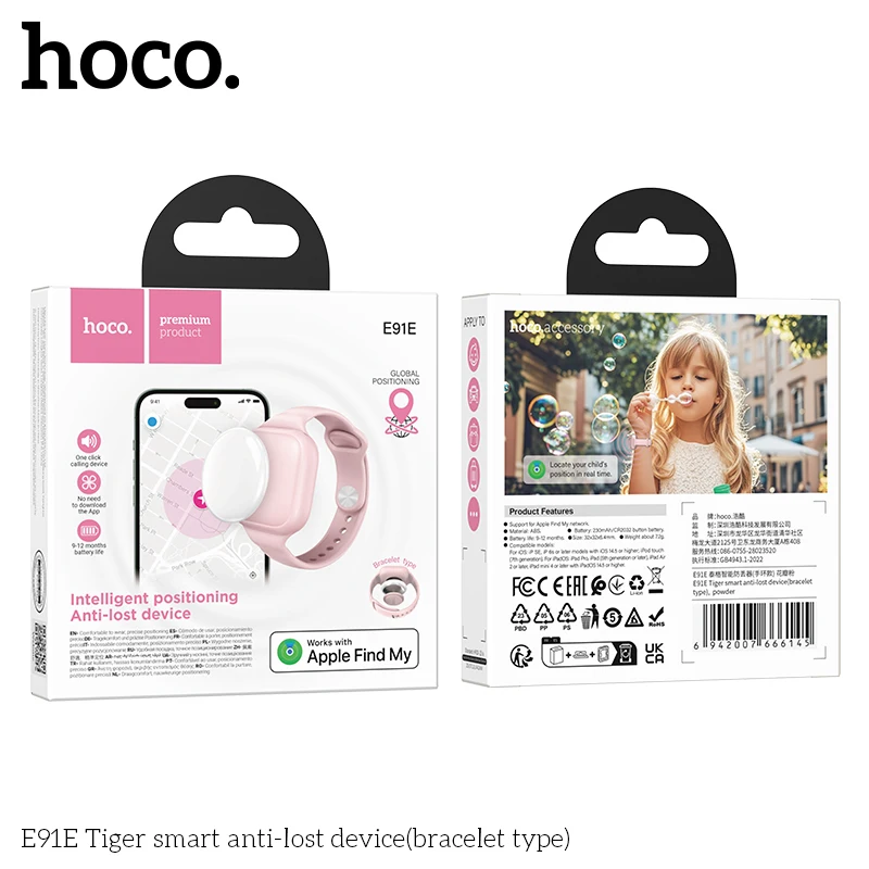 HOCO E91E Smart Tracker with Apple Find My