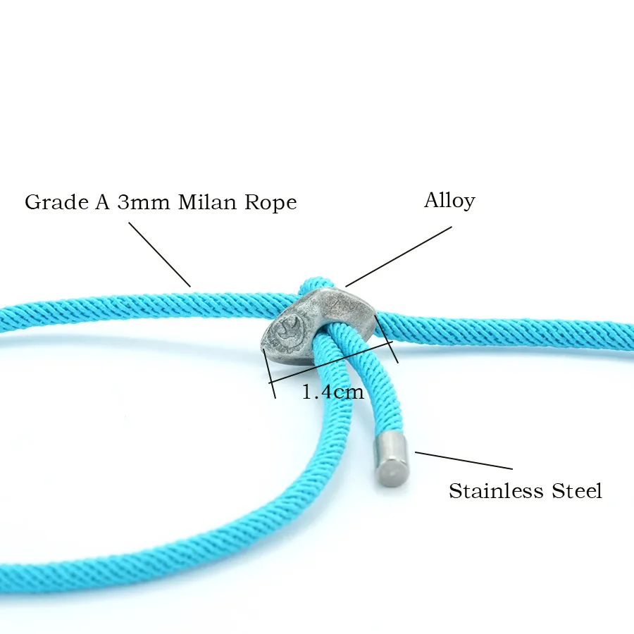 Thin Cord Chain Bracelet for Men and Women