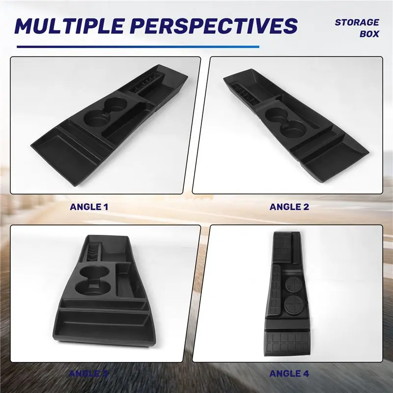 L37A-자동차 센터 콘솔 암레스트 박스 수납함 컵홀더 (테슬라 모델 X / S 2012 2013 2014 2015 2016 2017)
