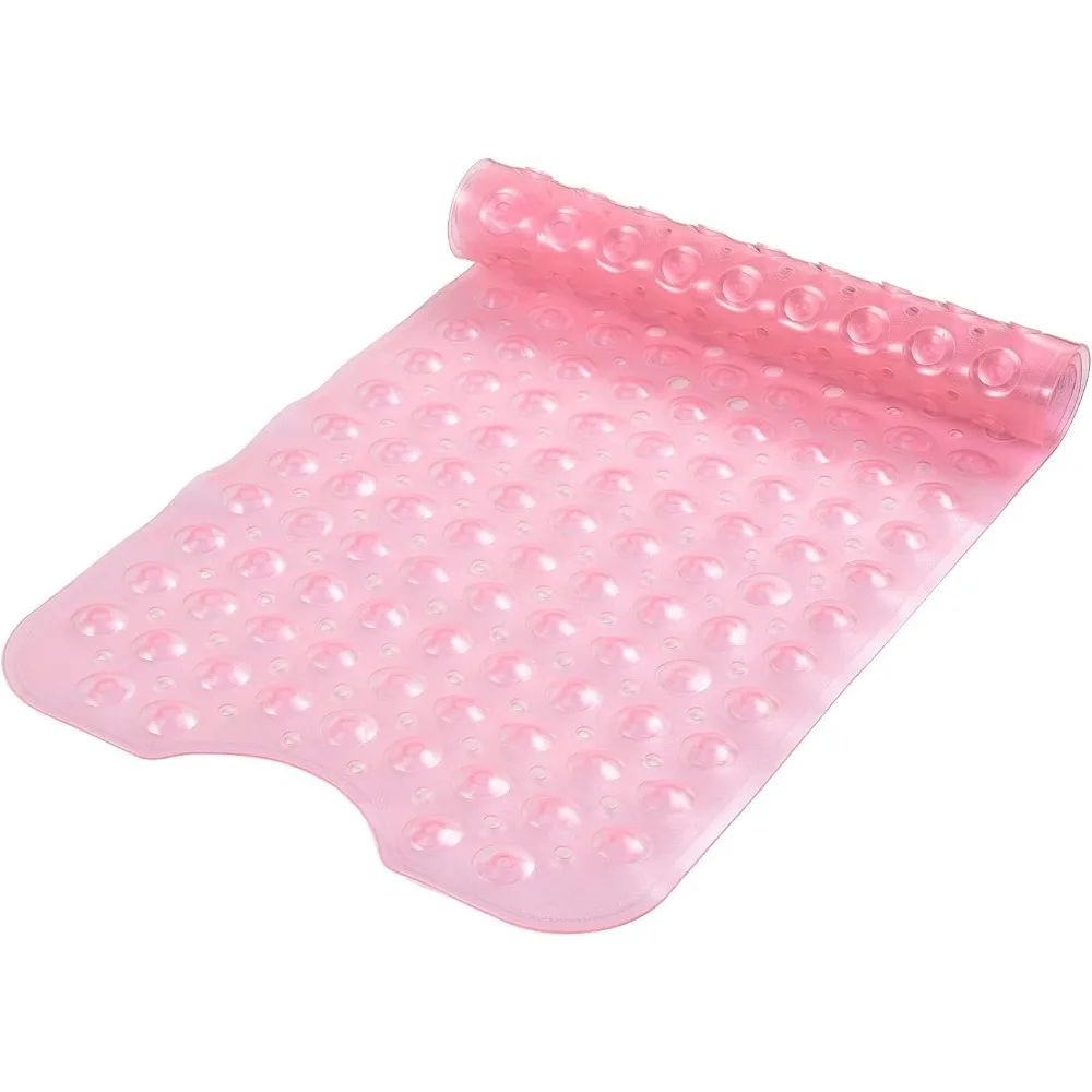 Aggiorna il tappetino da bagno per bambini, tappetino da bagno Extra lungo antiscivolo per bambini 40X16 pollici, tappetino da doccia per vasca da bagno lavabile in lavatrice ecologico - immagine 2