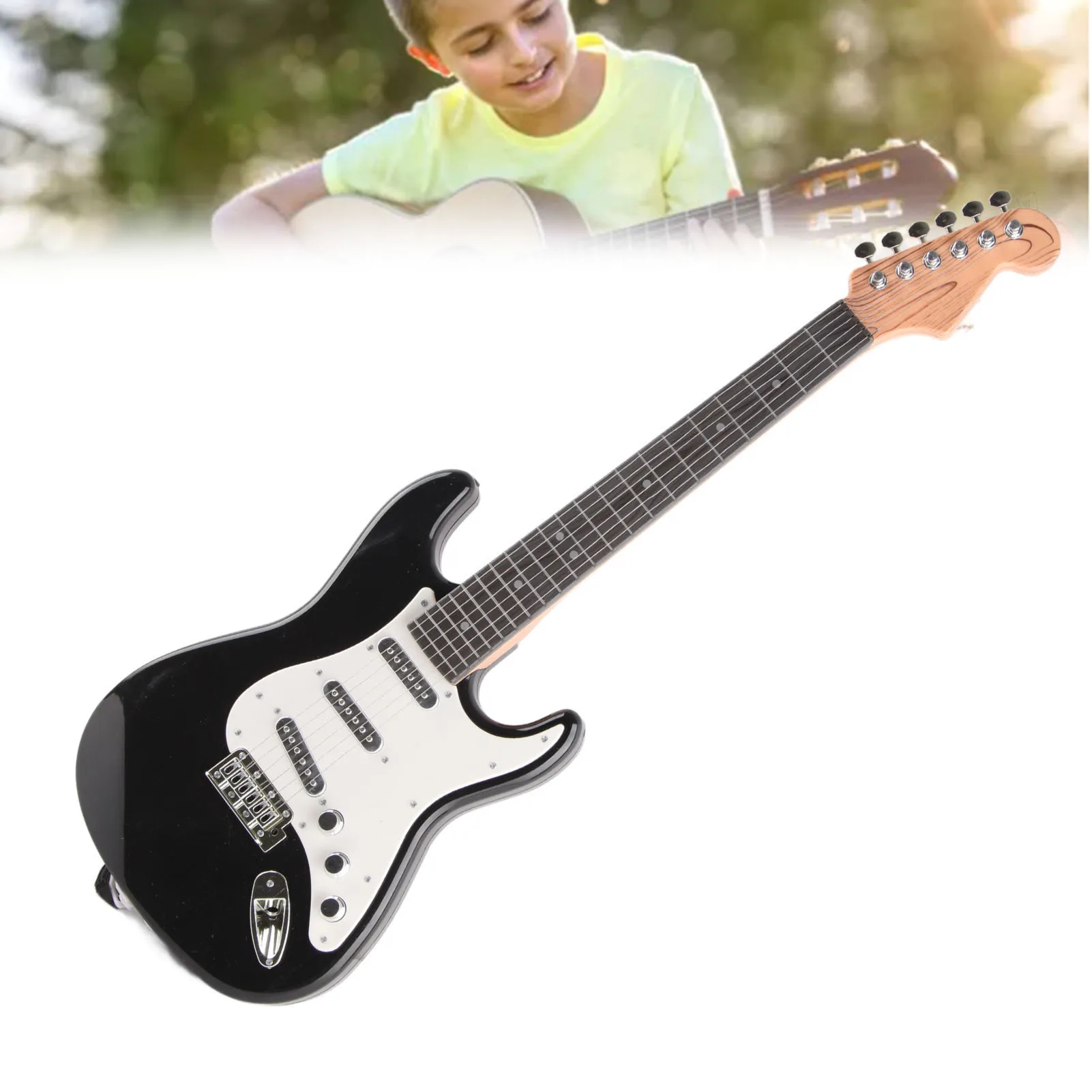 Chitarra elettrica per bambini Chitarra per bambini Chitarra elettrica per bambini Chitarra elettrica multifunzionale Strumento musicale per ragazzo ragazza