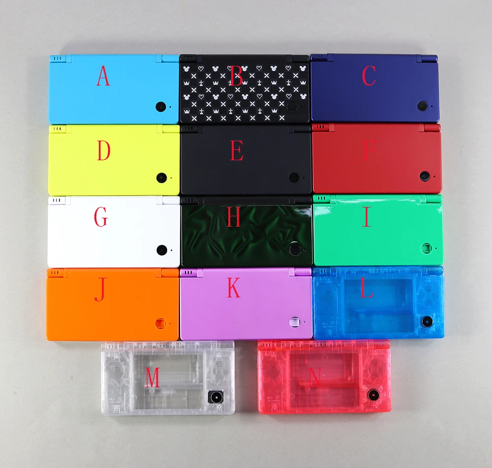 

12 компл./Лот Полный комплект запасных частей сменный корпус Чехол комплект совместимый с игровой консолью NDSI для корпуса NDSI