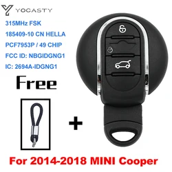YOCASTY NBGIDGNG1 Smart Car Key For 2014-2018 MINI Cooper Clubman F-series F55 F56 315 433MHz 49 Chip Keyless Go