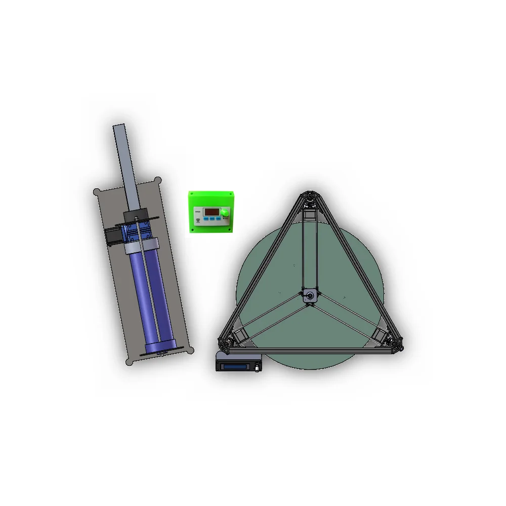 S6958198af43d456e92c42a6212306db8u TC900 duży rozmiar 4L glina ceramiczna delta 3D zestaw do drukarki DIY o średnicy 500mm i wysokości 900mm