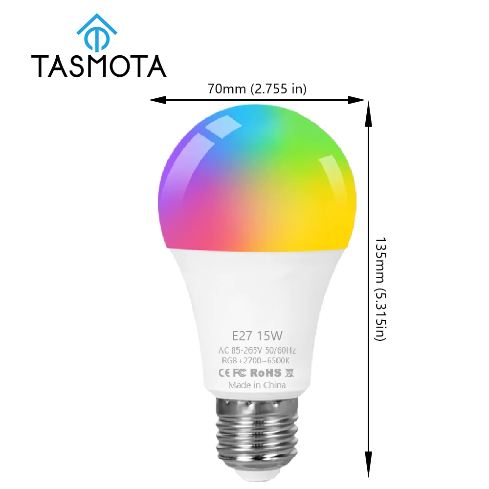 TASMOTA-E27-A70-15W
