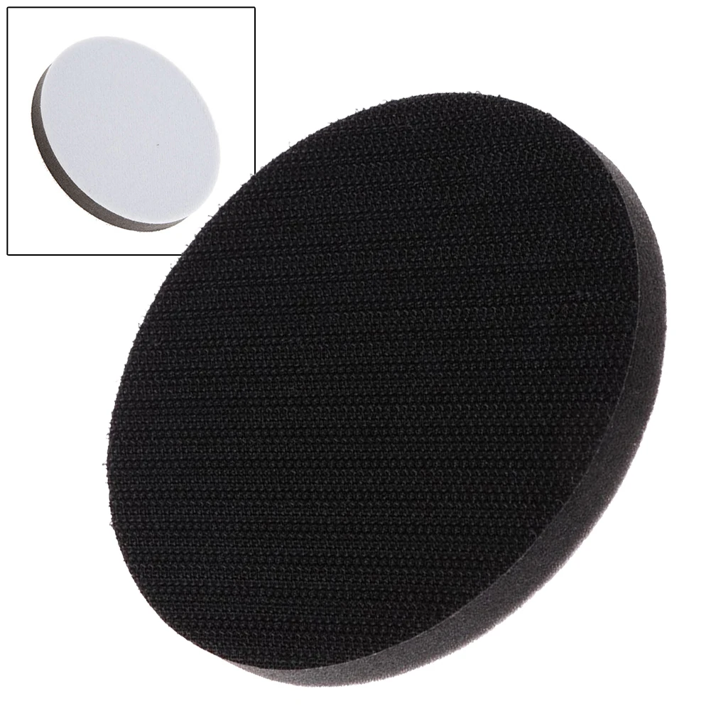 

1pc 5 Inch/125mm Hook And Loop Soft Foam Interface Sanding Disc Sander Buffer Backing Pads For Uneven Surface Polishing Tool