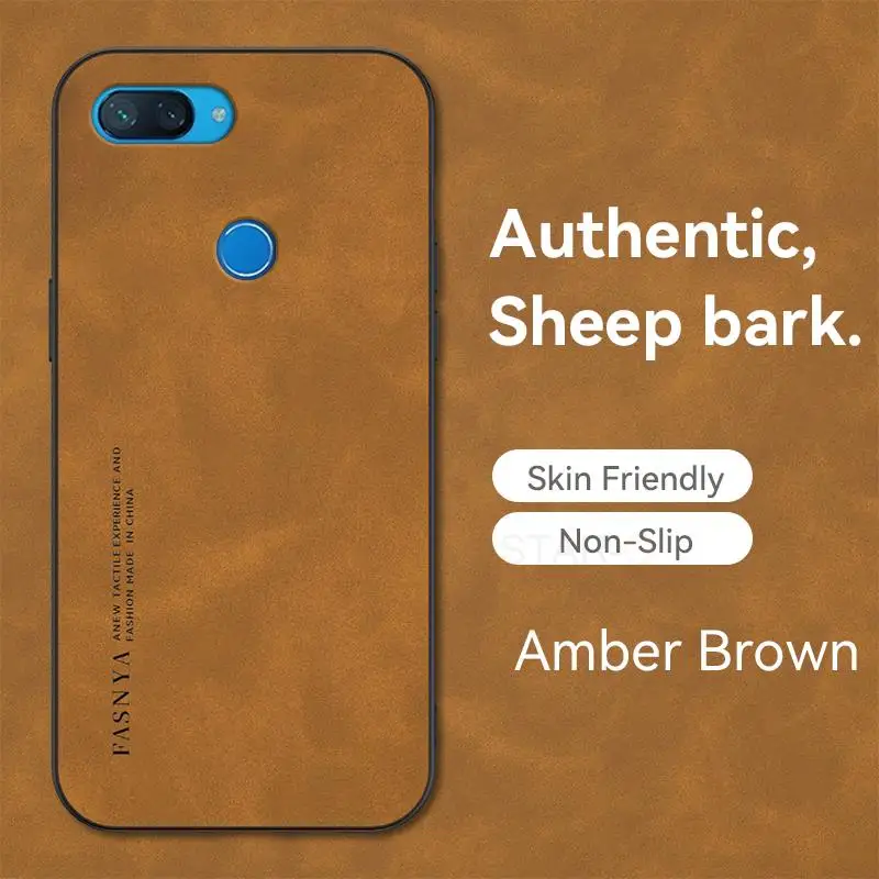 Luxury Sheepskin Leather Smartphone Back Cover