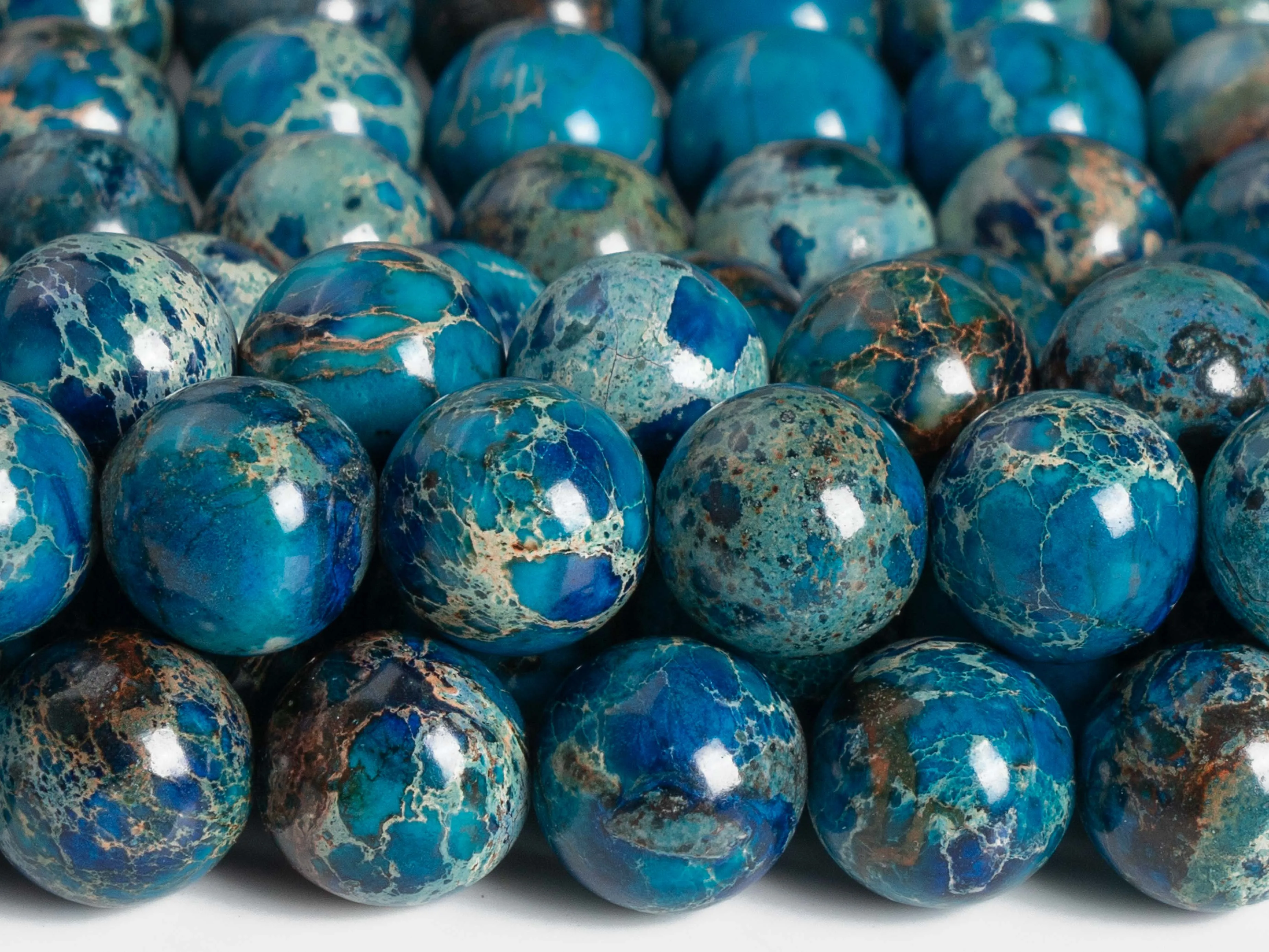 NaturalstoneDeepBlueSeaSedimentImperialJasperGradeAAALooseBeadsRoundShapeSize