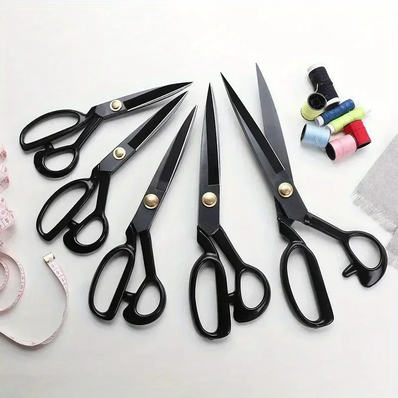 8/9 Inch Professional Tailor Scissors Stainless Steel Fabric Leather Cutter DIY Sewing