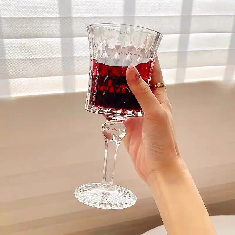 160-270ml Red Wine Glass Exquisite Lead-Free Crystal Glass Champagne Goblet  Family Holiday Wedding Wine Drinking Set Wine Cup - AliExpress