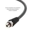 15cm 65cm 80cm Diving High Pressure Regulator Hose Professional Carbon Fiber Woven Flexible Safe Scuba Diving High Pressure Hose 3