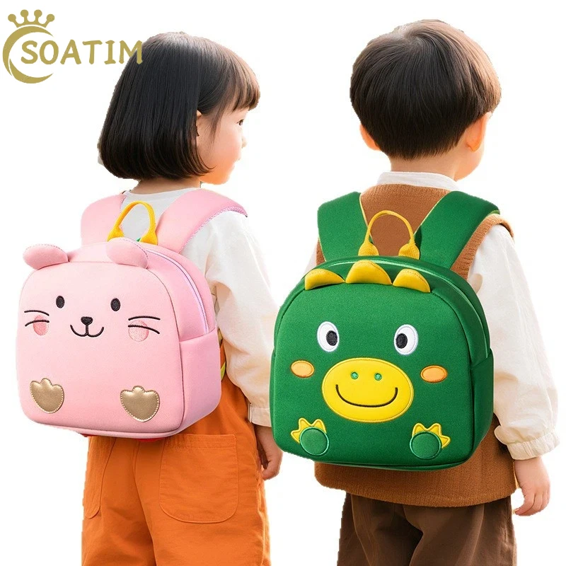 Children School Bags for Girls Boy Baby Backpacks Kindergarten Schoolbag Cartoon Animal Toddler Kids Backpack for 2-5 Years 1