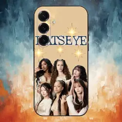 Sleek Black Soft Phone Case - Hot Music K - KATSEYE Design - Samsung a50 30s 50s (Z1)