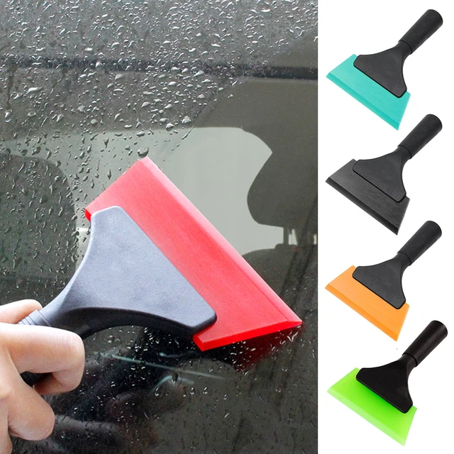 Small Squeegee Mini Wiper Window Tinting Tools for Mirror Glass Car Film  Applicator Window Cleaner Scrapper with Non-Slip Handle - AliExpress