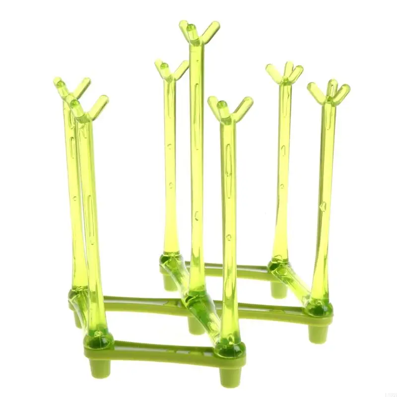 L8RB Infant Bottle Drying Rack Feeding Bottles Cleaning Dryer Drainer Nipple Shelf