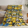 Fluffy Soft Blankets for Decorative Sofa Blanket M-minions Beach Towel Bed Blankets & Throw Microfiber Bedding Blanket King Size 2