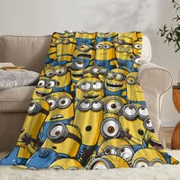 Fluffy Soft Blankets for Decorative Sofa Blanket M-minions Beach Towel Bed Blankets & Throw Microfiber Bedding Blanket King Size 2