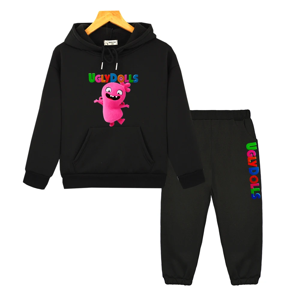 

Ugly Dolls Cartoon Kids Hoodies Sets Comfortable Casual Boys and Girls Sweatshirt with Hooded Children Kawaii Printing Pullovers