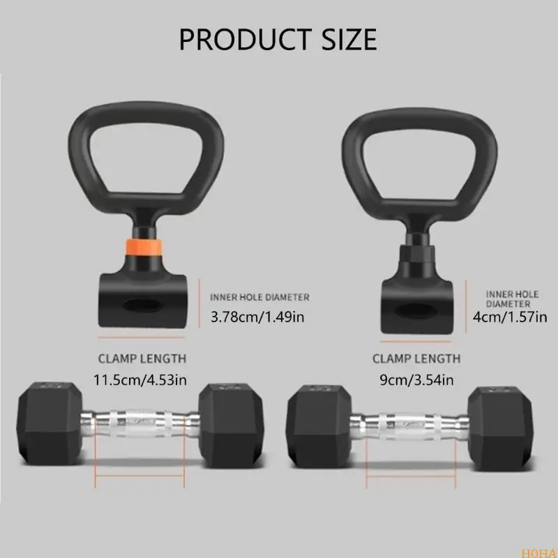 N0HA Kettlebell Adapter Kettlebell Grip Handle Fitness Tool for Homes & Gym Workouts fitness workout handle